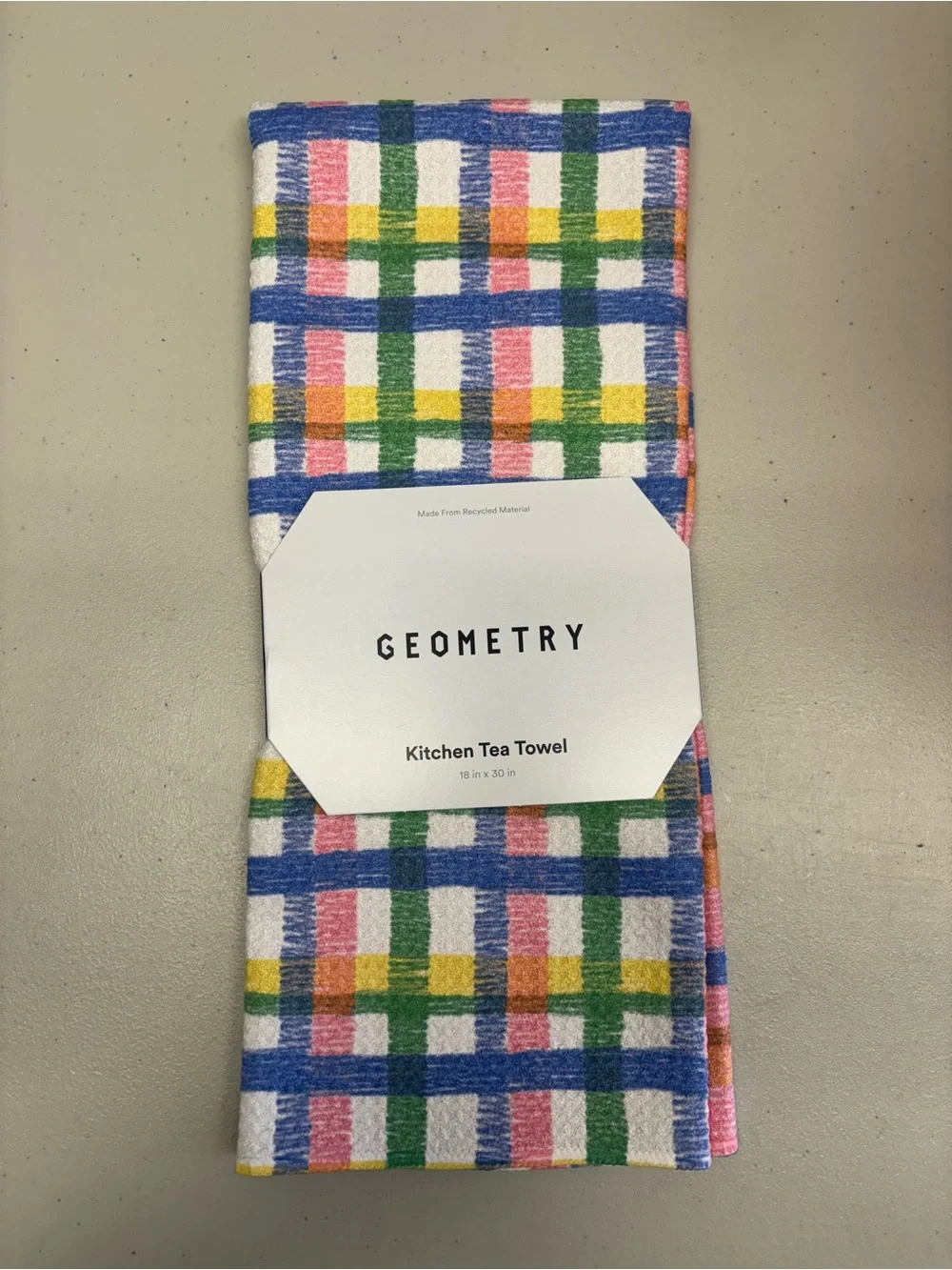 NWT Geometry Tea Towel